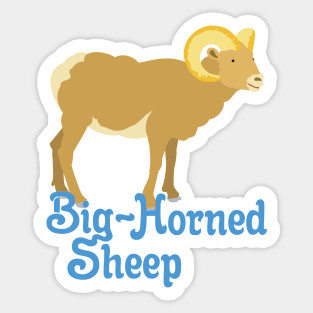 Big Horned Sheep Sticker